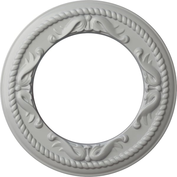 Ekena Millwork Roped Medway Ceiling Medallion (Fits Canopies up to 7 1/2"), 12 1/4"OD x 7 1/2"ID x 7/8"P, Frost CM12MEFRF - main